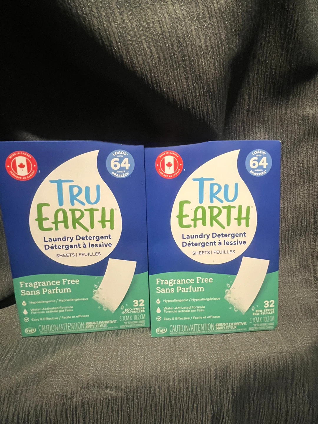 Tru Earth Laundry  Sheets - Fragrance Free (2x 32 sheets)