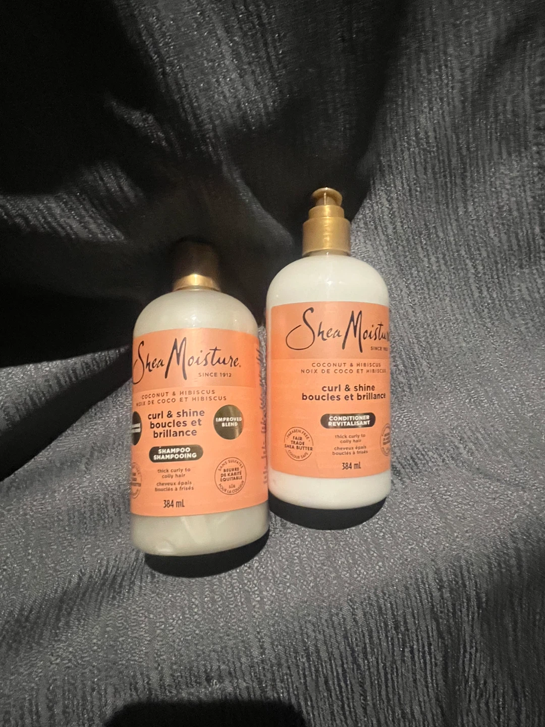 Shea Moisture Curl & Shine Shampoo & Conditioner Set