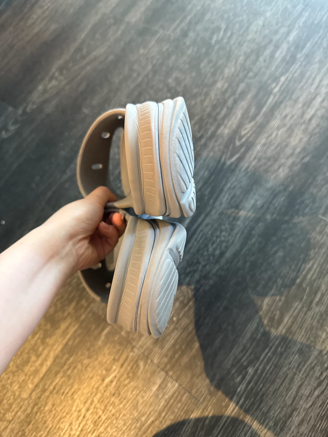 Hoka Slides - Light grey - photo 4