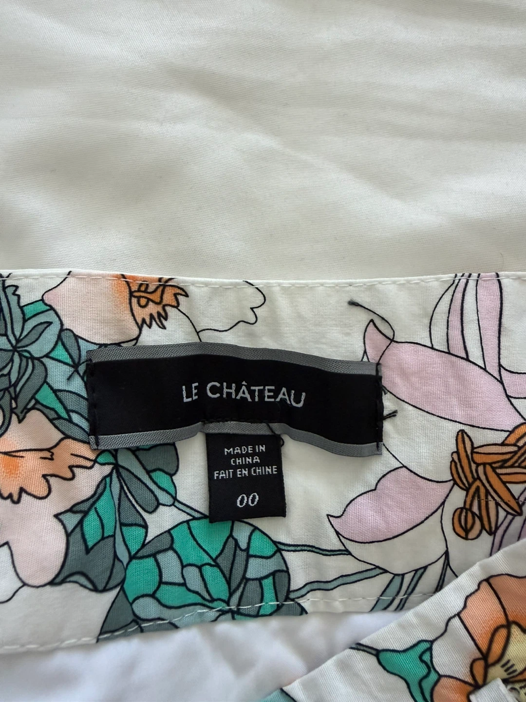LE CHÂTEAU Floral Midi Skirt Size 00 - photo 2