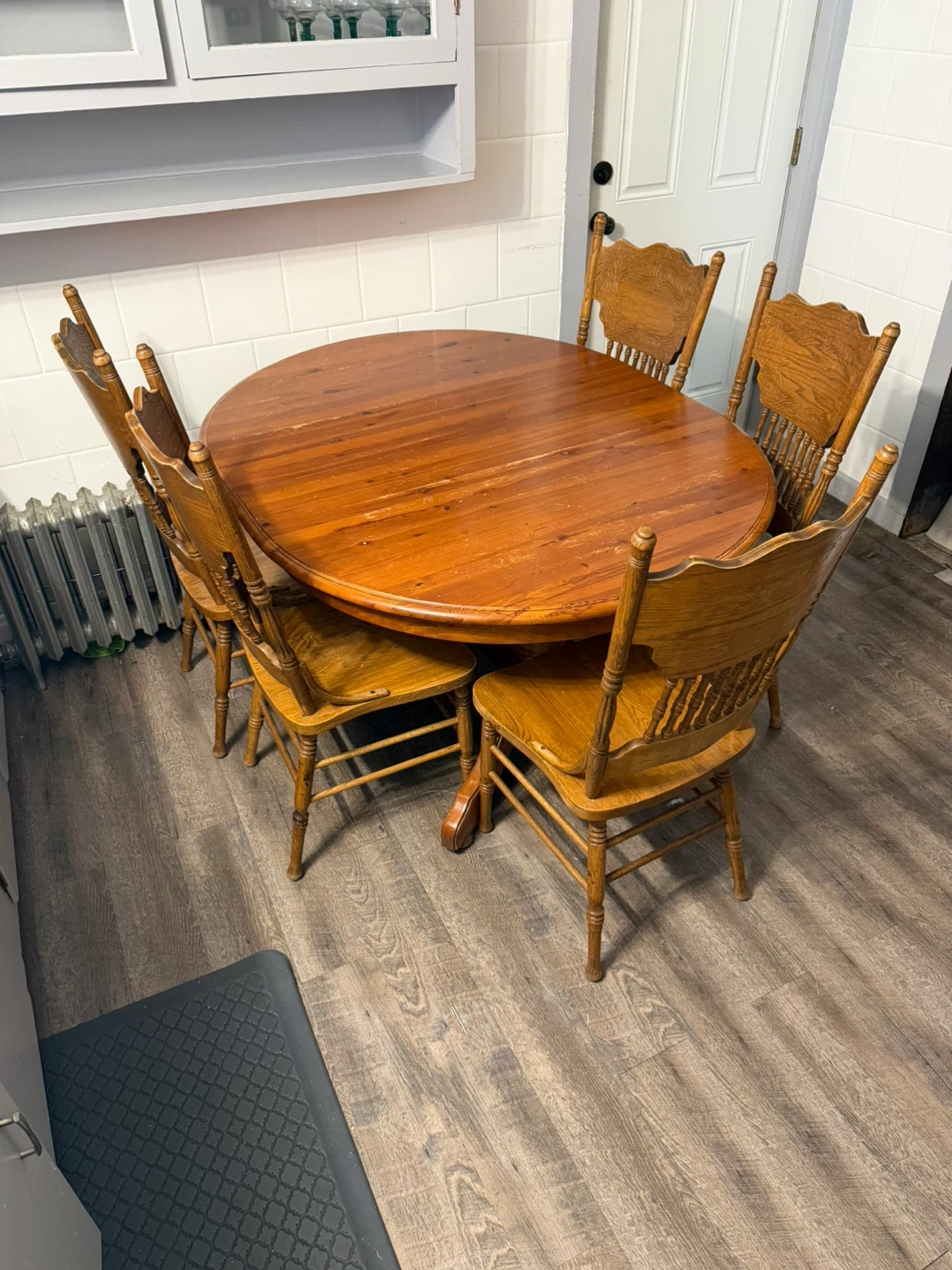 Wooden Dining Table and Chairs Set - photo 3