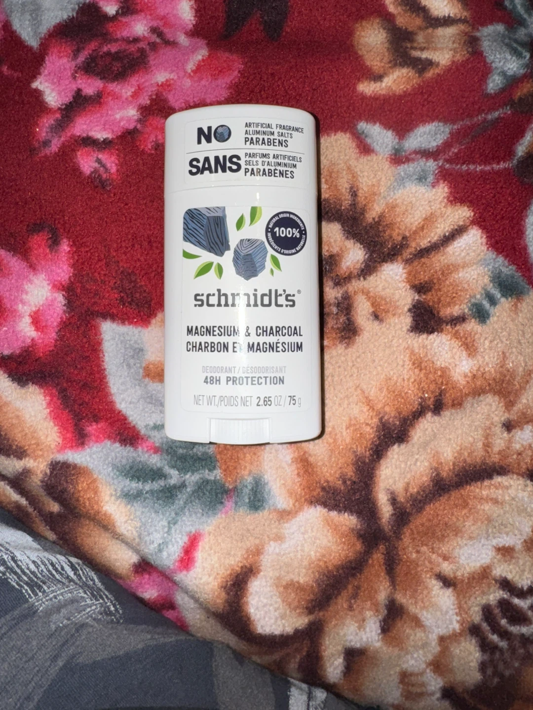 Schmidt's Magnesium & Charcoal Deodorant 75g