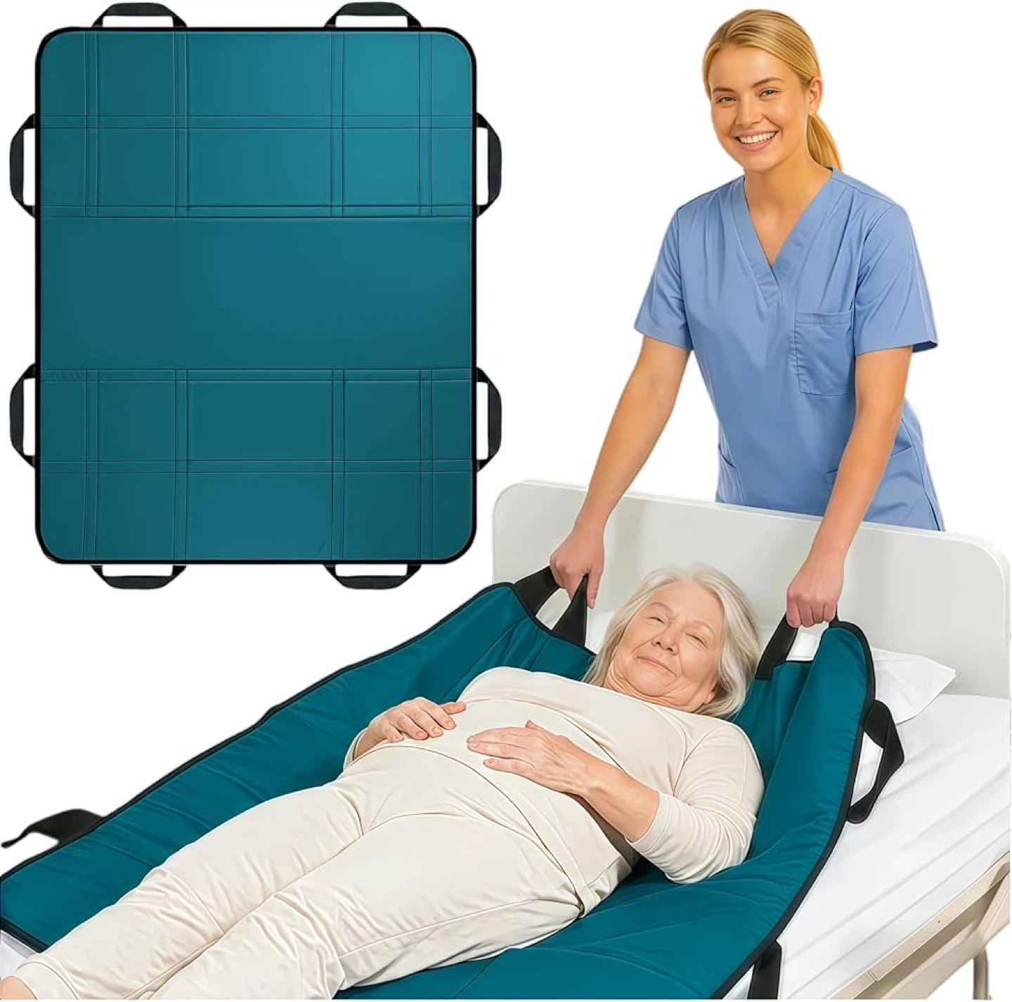 Nurturecare Upgraded 3-Layer Comfort Positioning Bed Pad - New