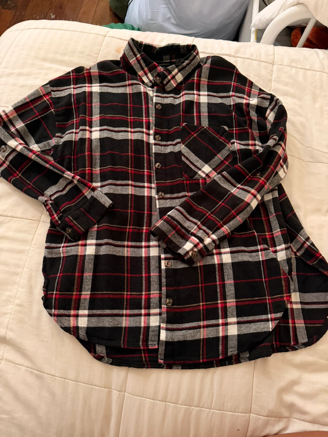 Ambiance Plaid Button-Up Shirt