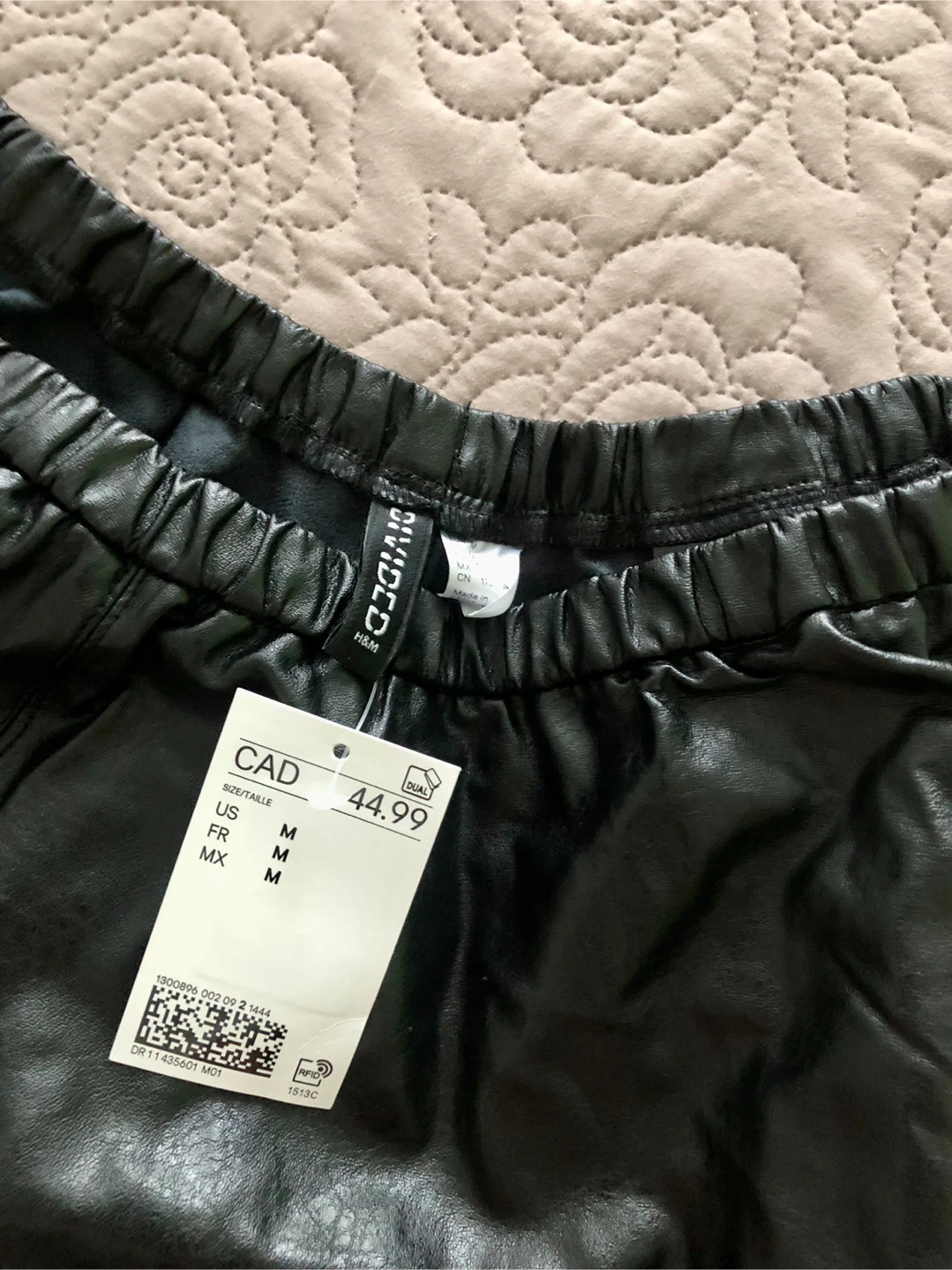 NEW Faux Leather Skirt - Black, Size M - photo 3