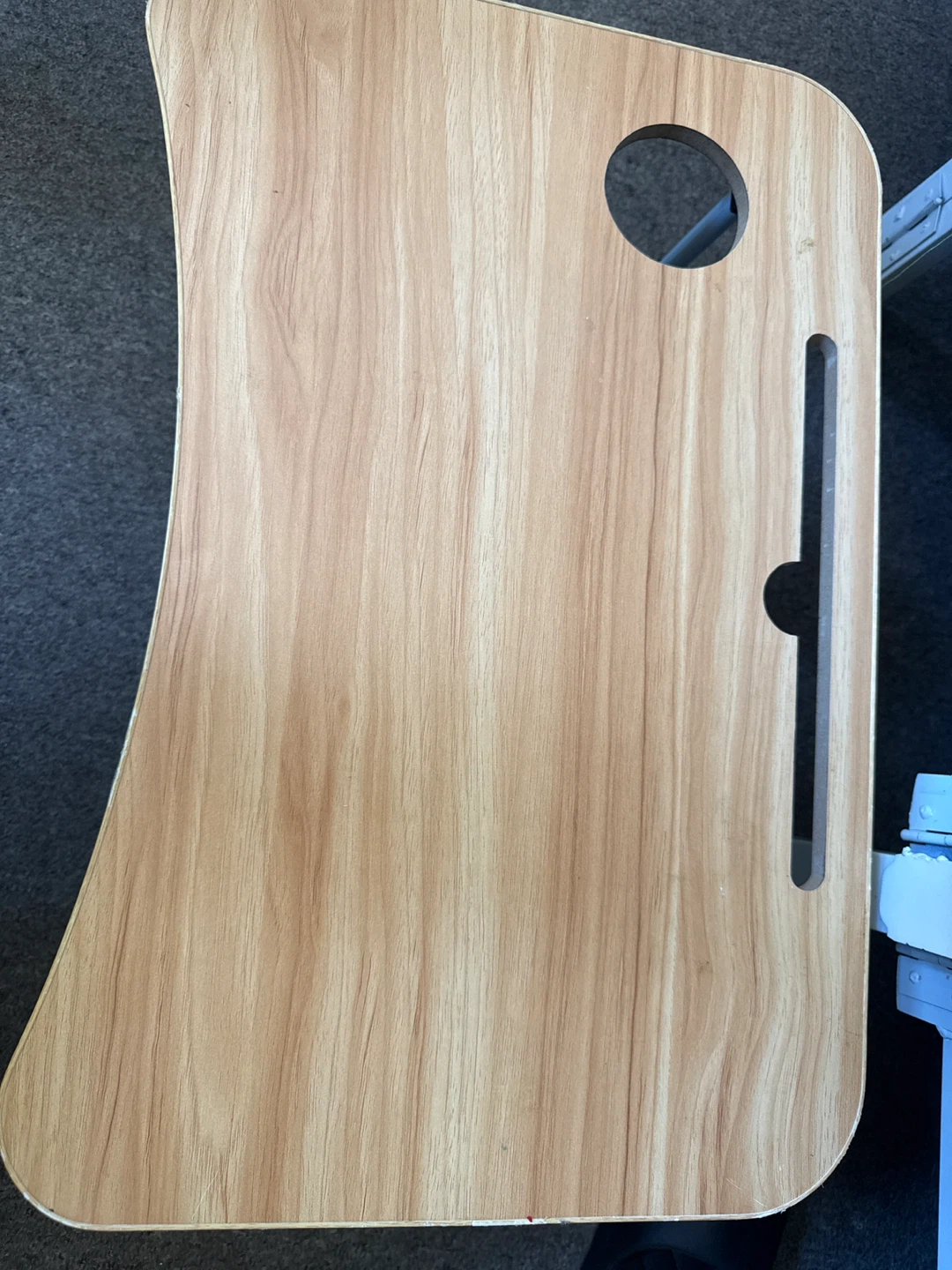 Wooden Lap Desk with Cutout - photo 2