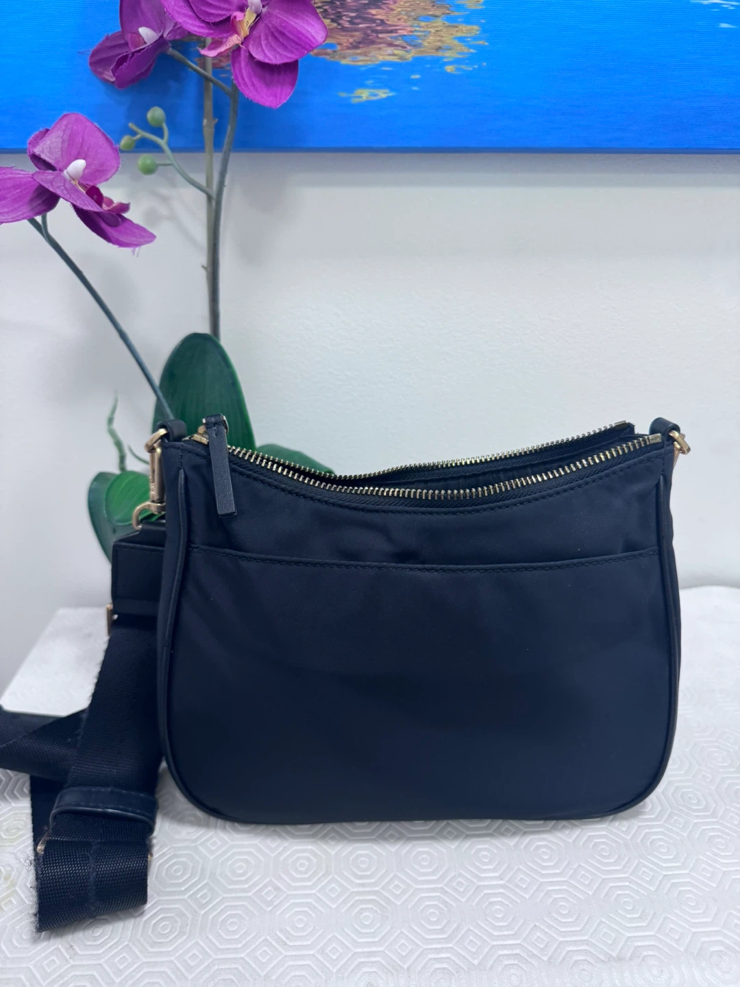 Tory Burch Black Nylon Crossbody Bag - photo 2