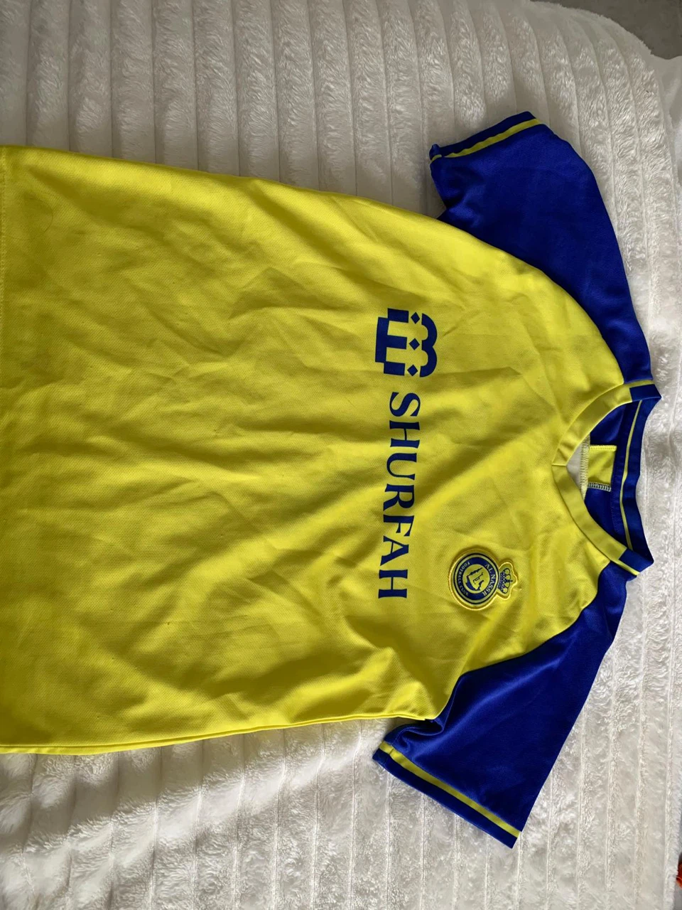 Cristiano Ronaldo Al Nassr Soccer Jersey - Size Medium