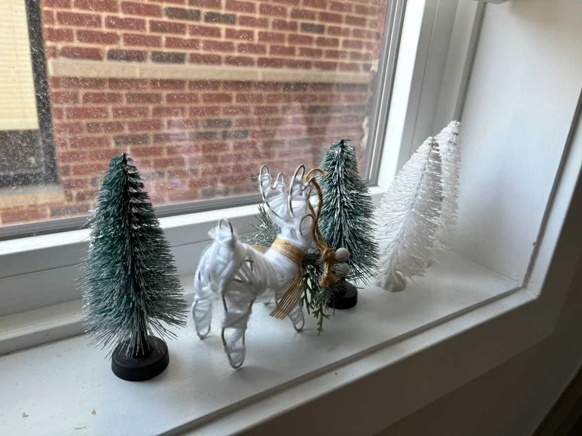 Christmas Decorative Trees and Reindeer