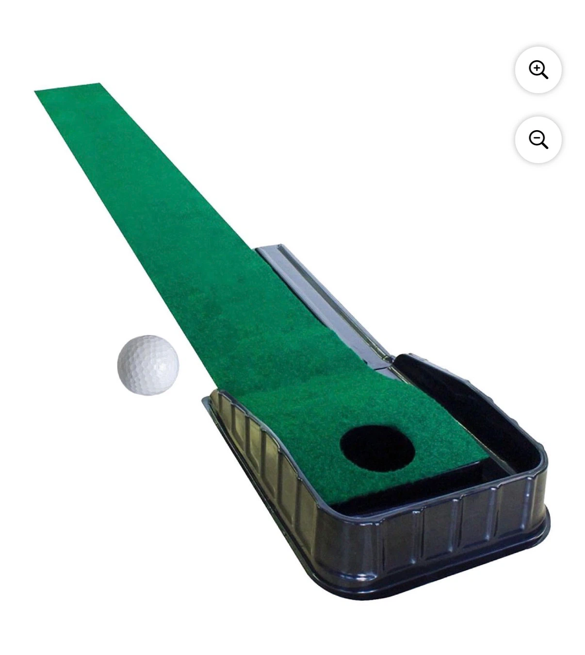 Golf Putting Mat with Ball and Putter