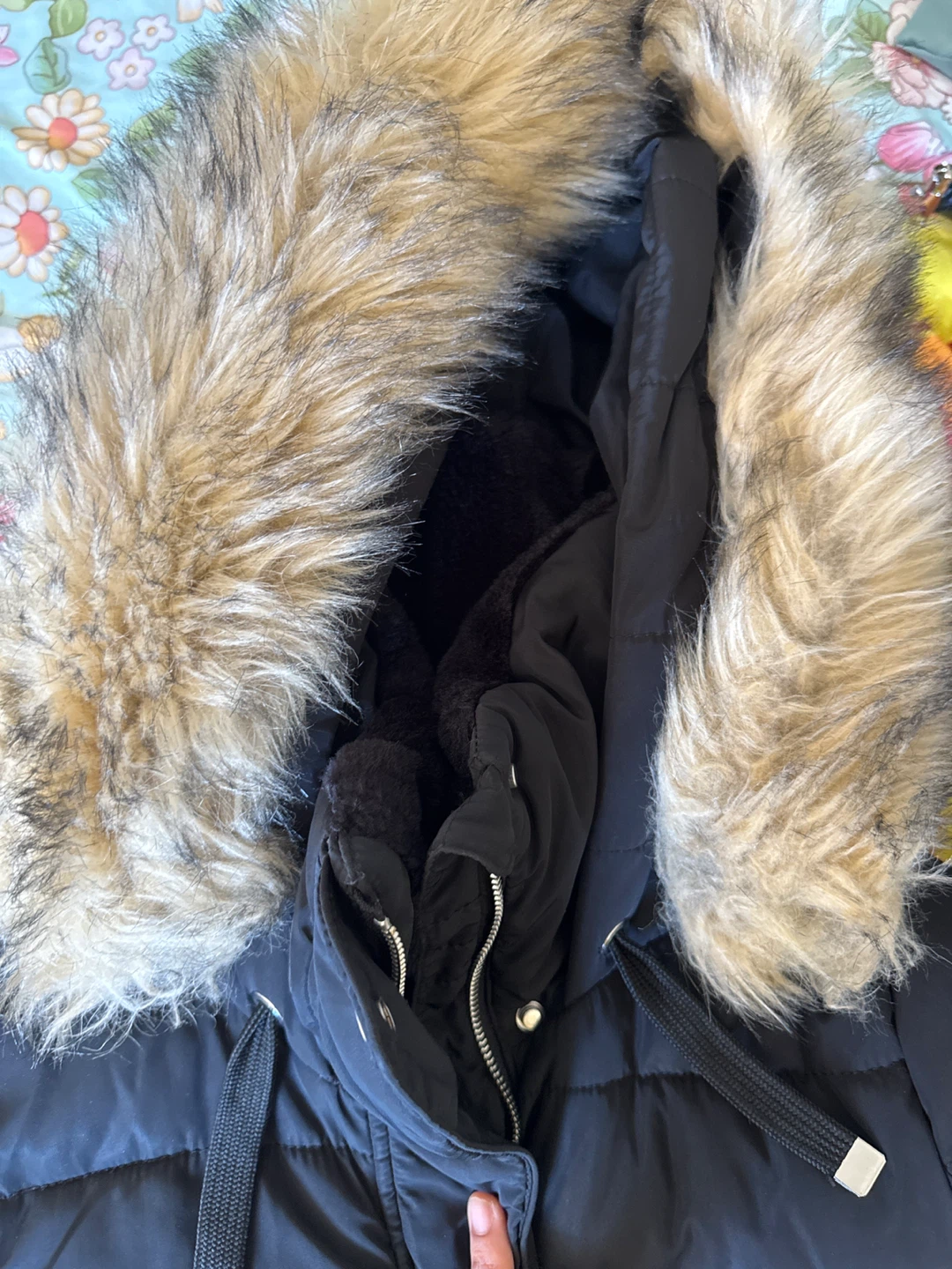 Zara Puffer Jacket with Fur Hood - photo 3