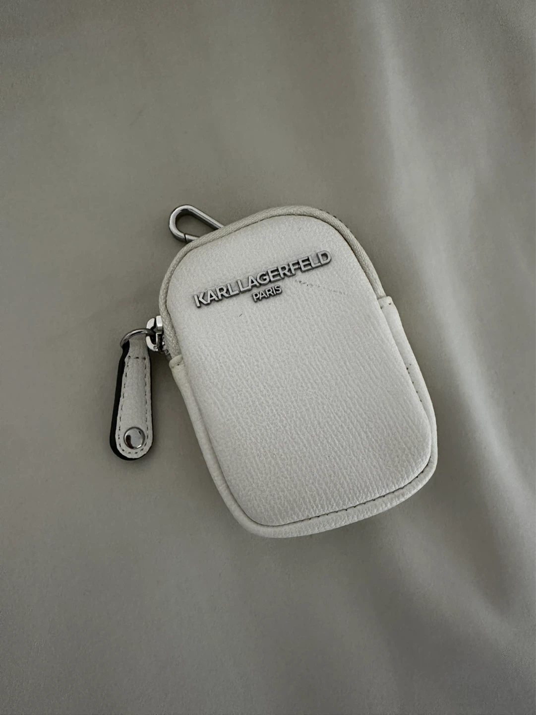 Karl Lagerfeld Paris White Pouch