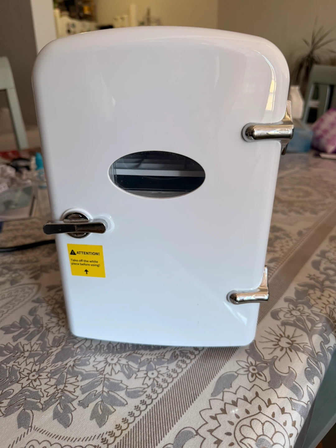 White Cosmetic Mini Fridge