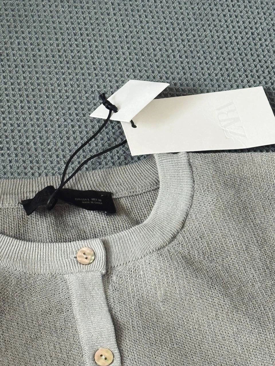 Zara Gray Gradient Cardigan – Size L - photo 3