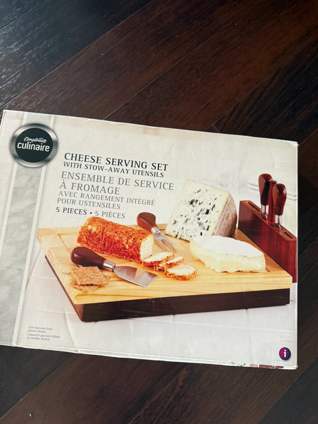 *New, in box* Cheese Serving Set with Utensils