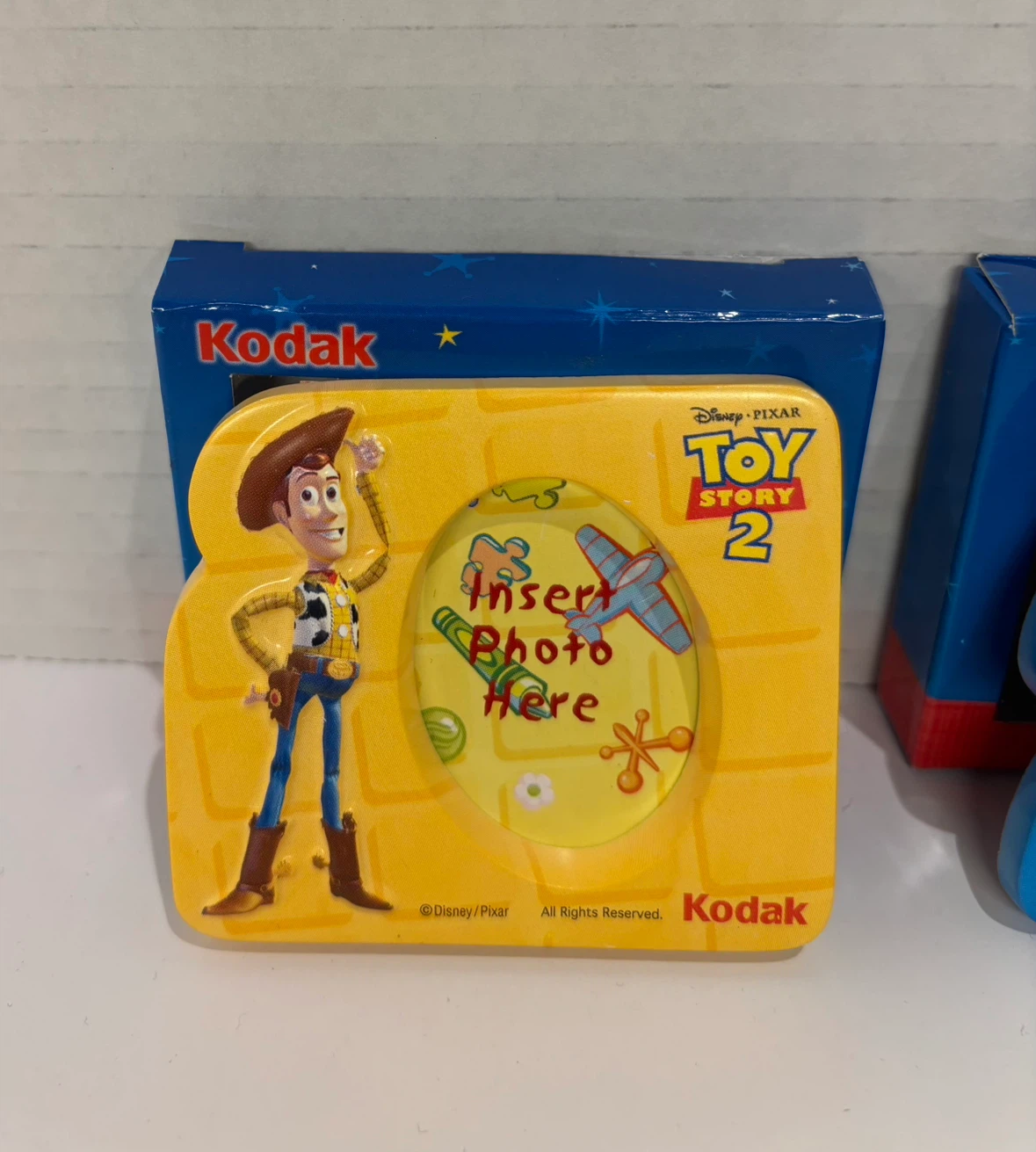 TOY STORY 2 Picture Frames Woody Buzz Lightyear Vintage 1999 New - photo 2