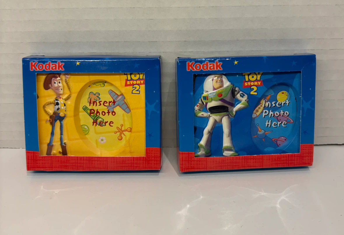 TOY STORY 2 Picture Frames Woody Buzz Lightyear Vintage 1999 New - photo 5