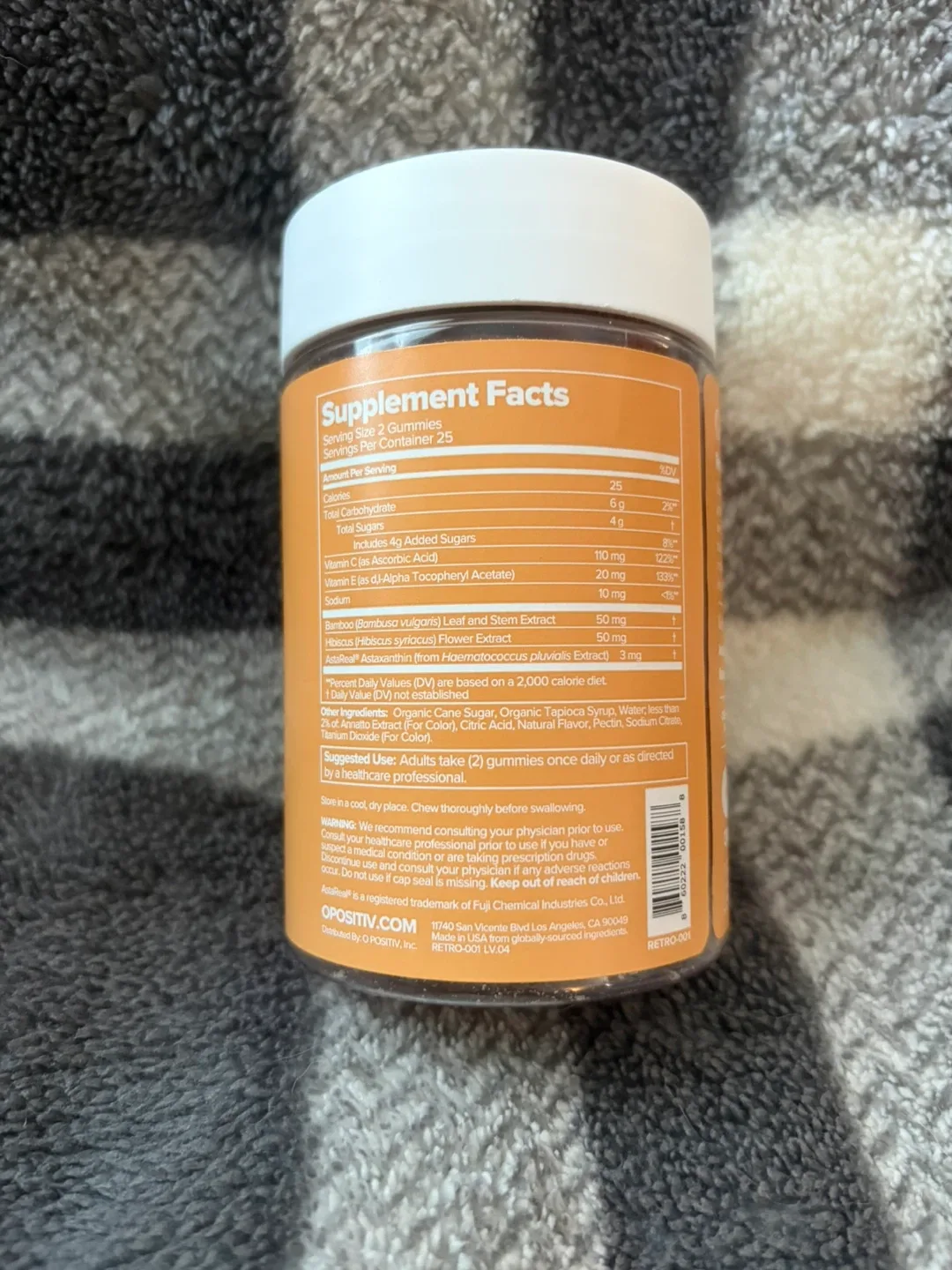 NEW! O Positiv RETRO Glowing Skin Gummy Vitamins - photo 2