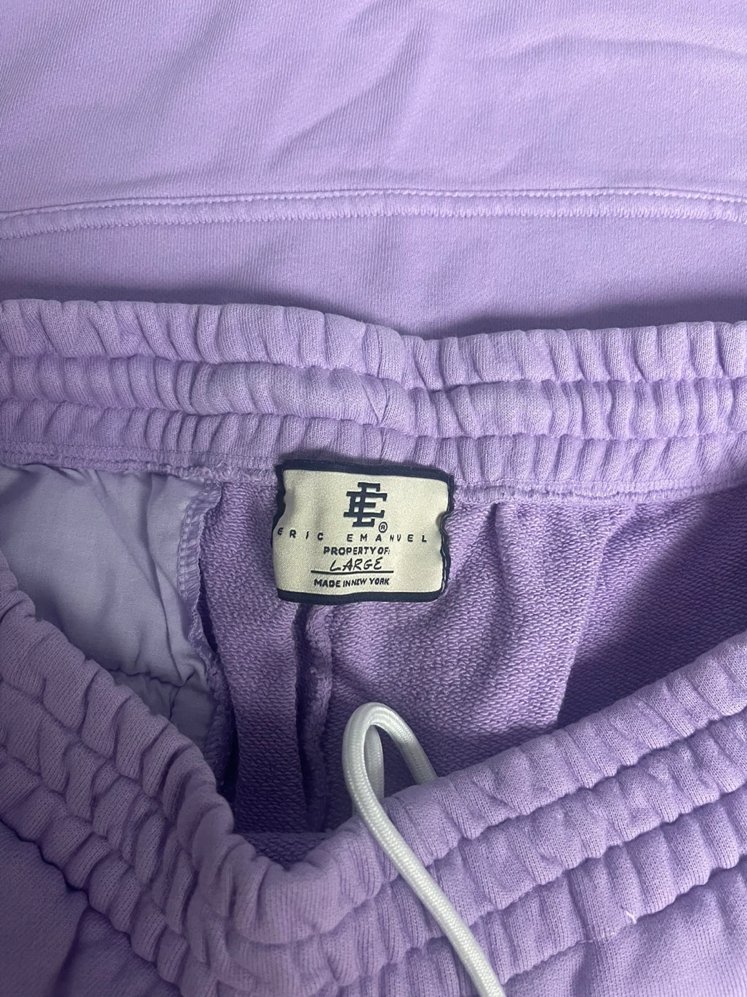 Eric Emanuel Purple Hoodie and Sweatpants Set - photo 5