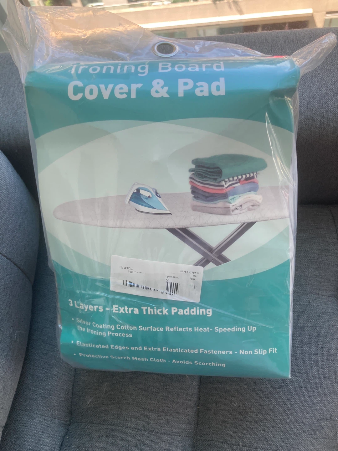 AUSHEN Ironing Board Cover & Pad 15"x54"
