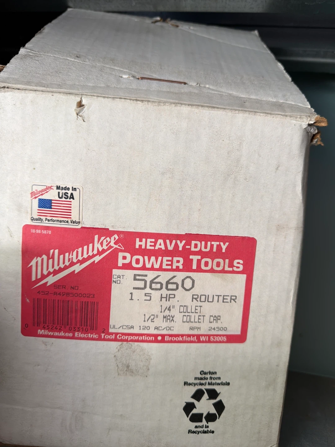Milwaukee Router