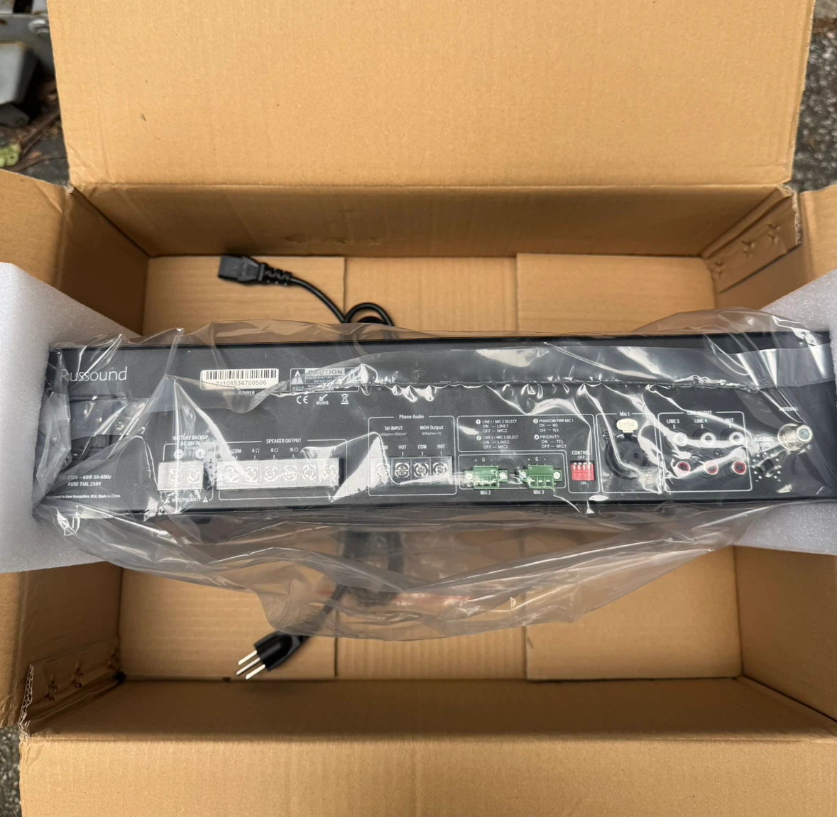 Russound MIXAMP-60 70V Mixer Amplifier - photo 3