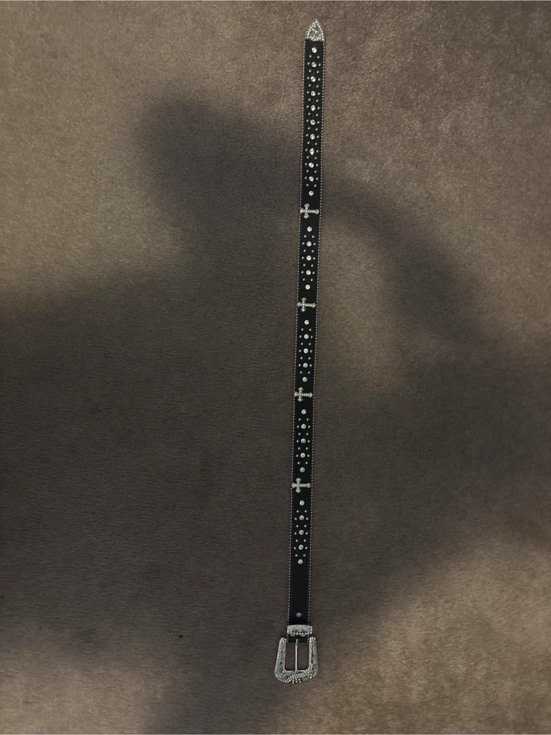 Embellished Black Belt