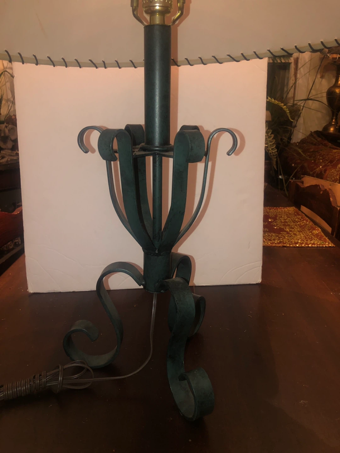 Vintage Green Lamp. - photo 2