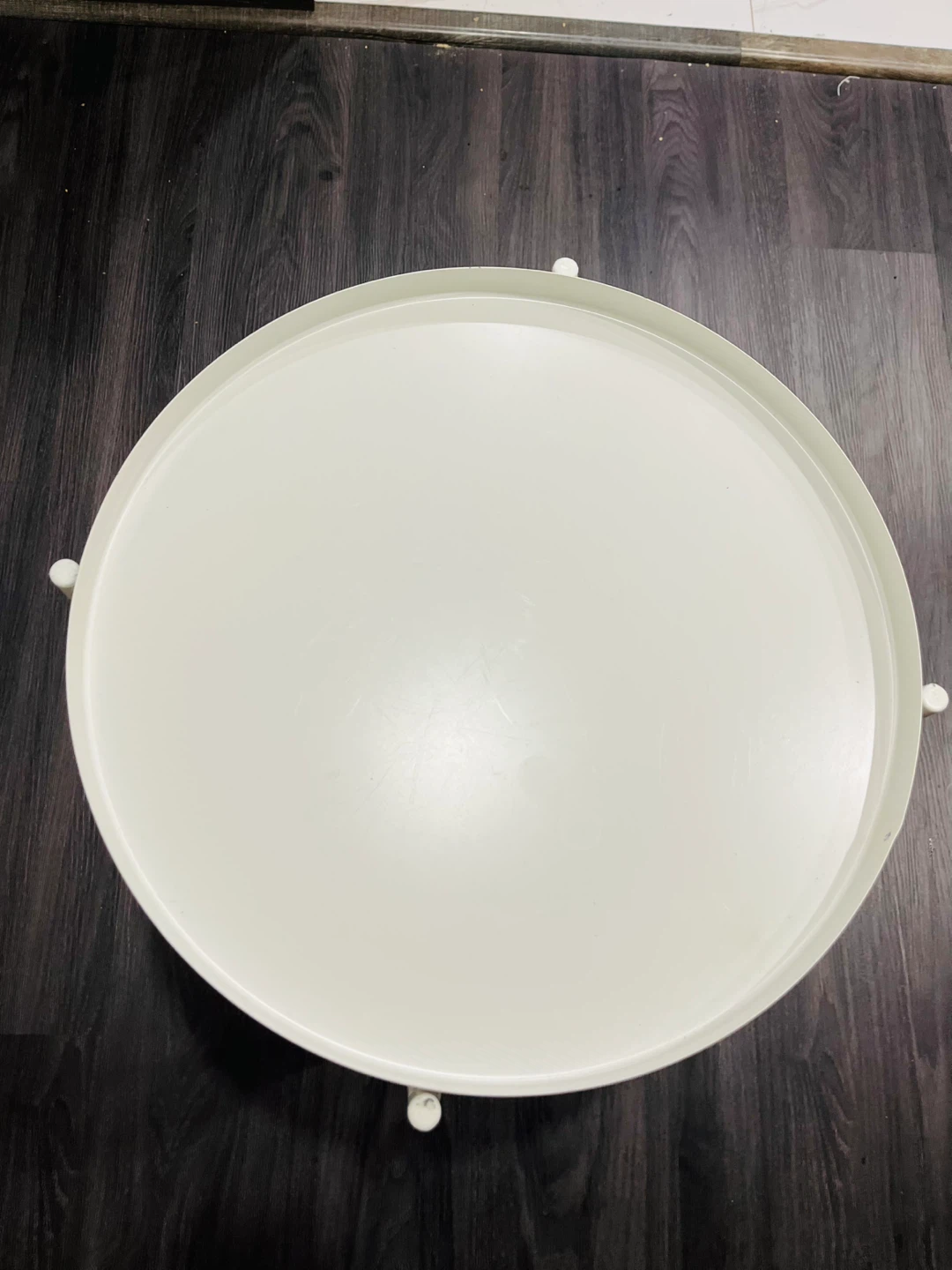 White Round Accent Table - photo 5