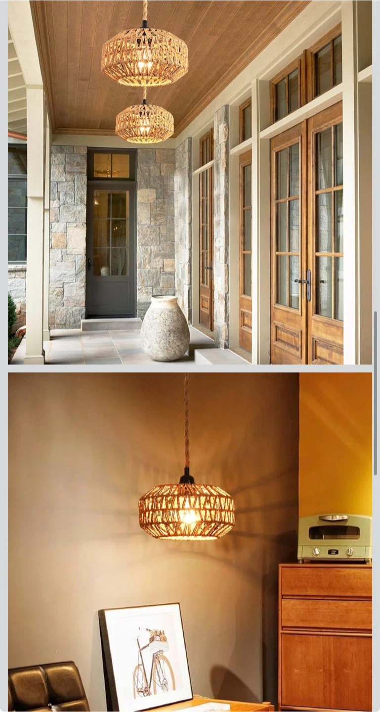 Woven Pendant Light 2 pack - photo 2