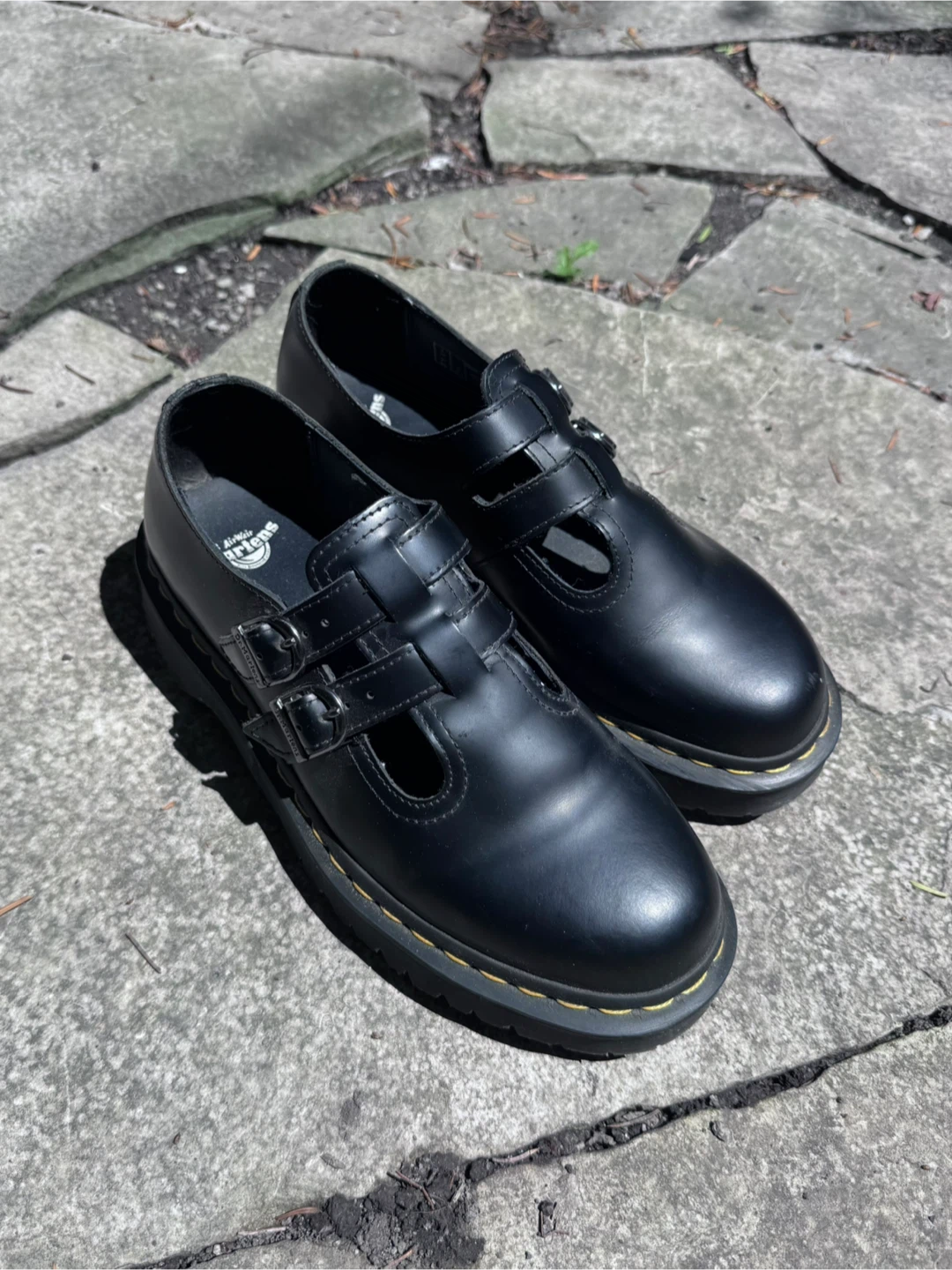 Dr. Martens 8065 BEX SMOOTH LEATHER PLATFORM MARY JANE SHOES 9 - photo 3
