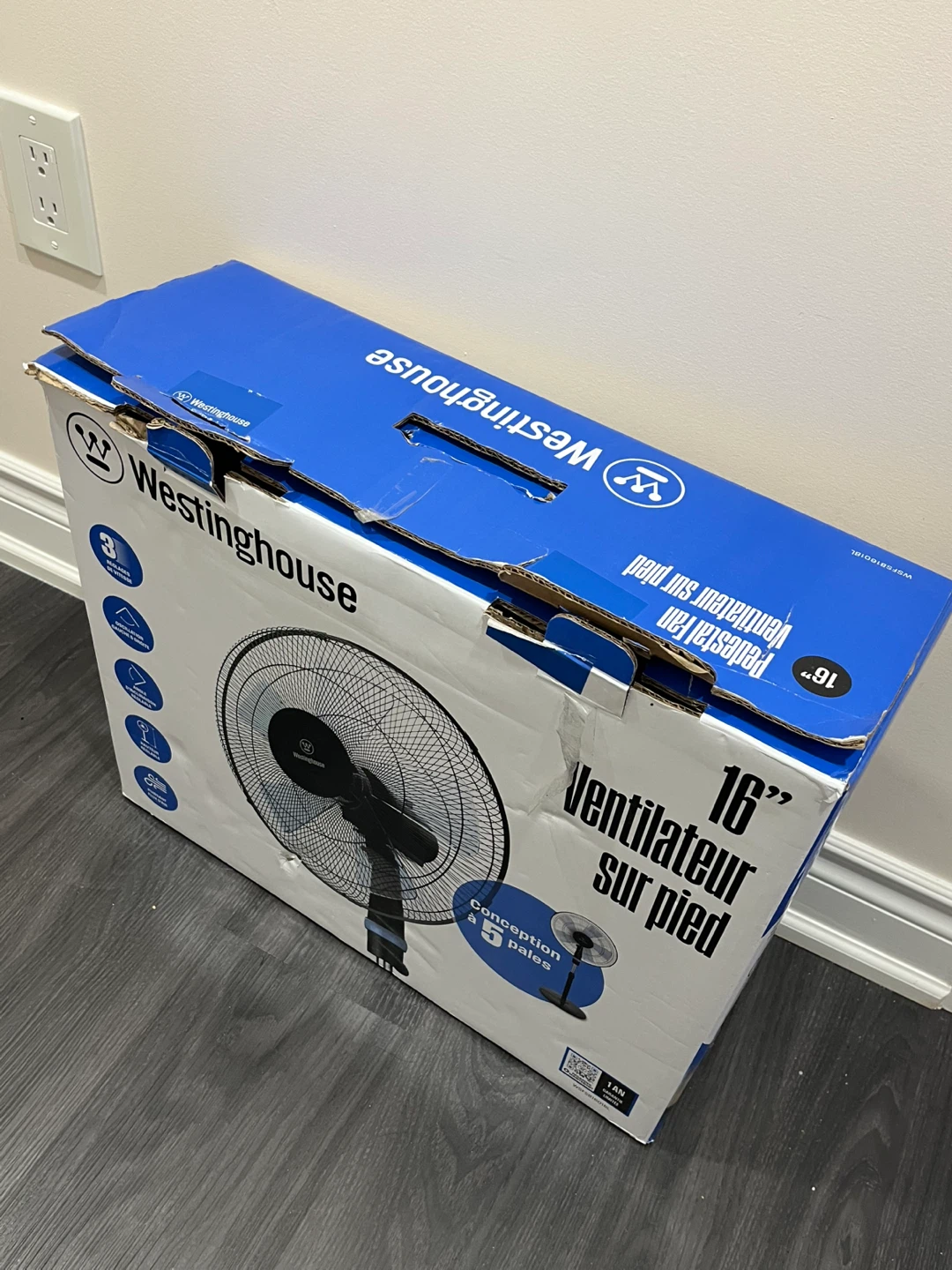 Westinghouse 16" Pedestal Fan - photo 4