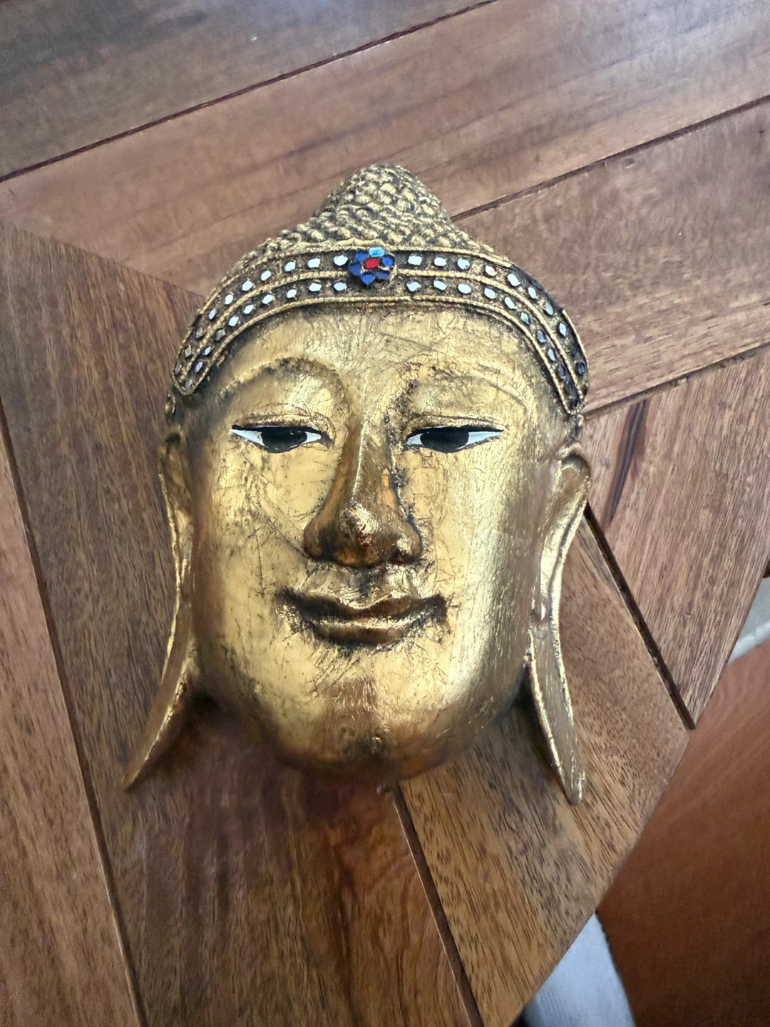Gold Buddha Head Wall Decor