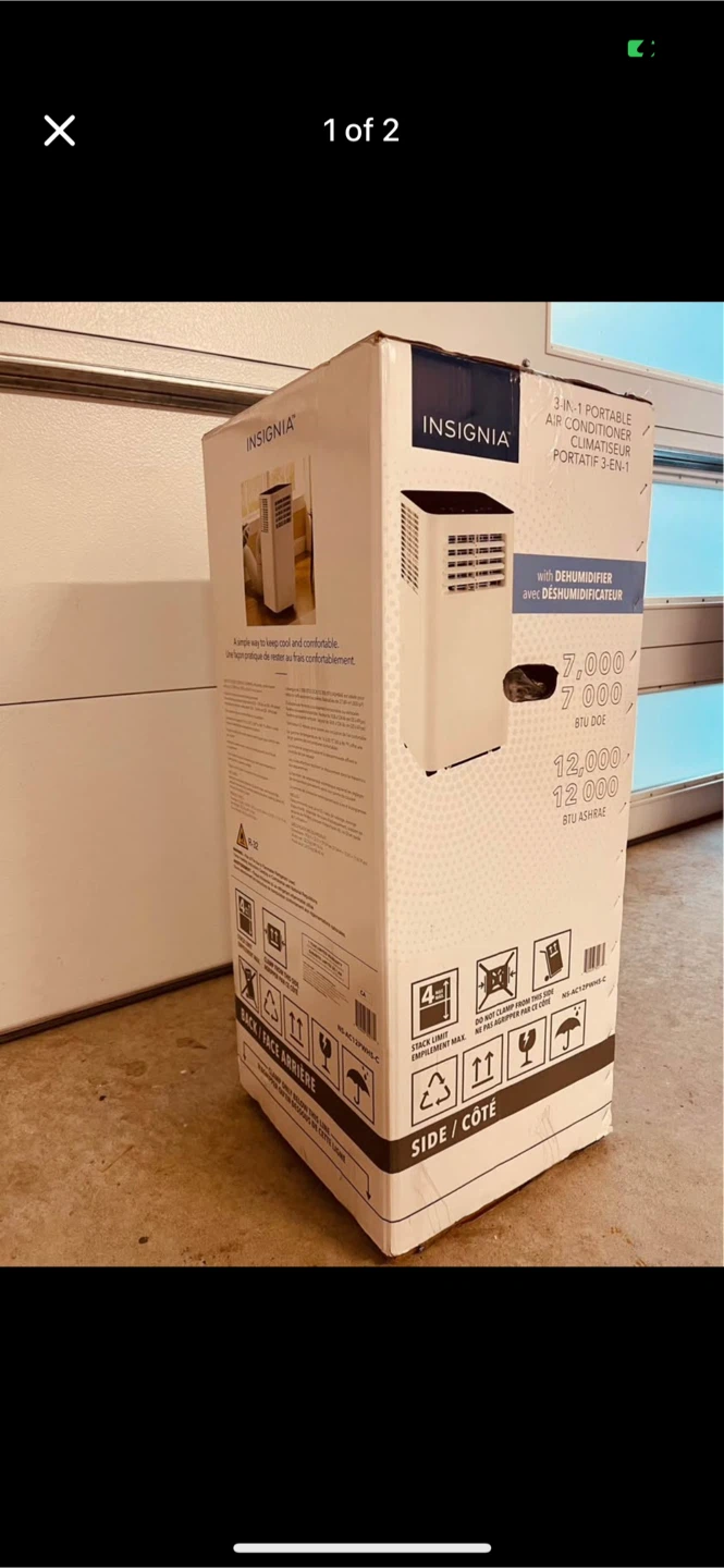 New - Insignia Air Conditioner - 12000BTU