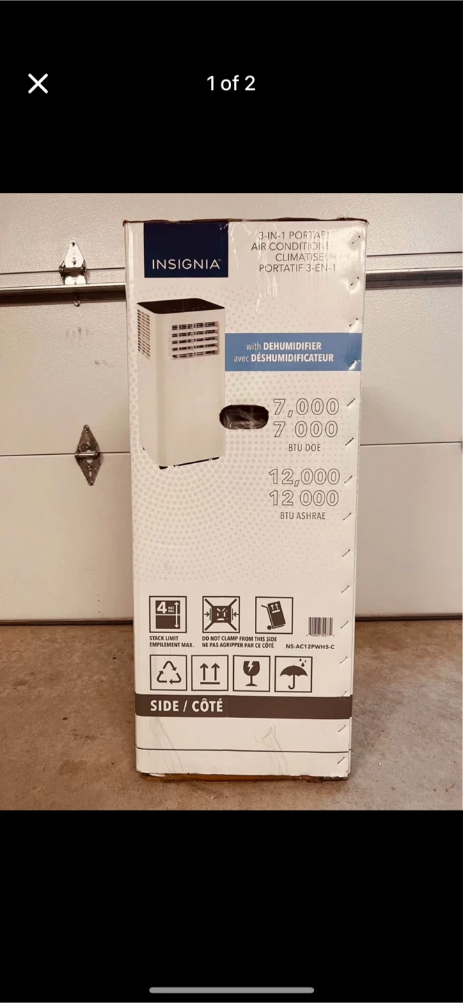 New - Insignia Air Conditioner - 12000BTU - photo 2