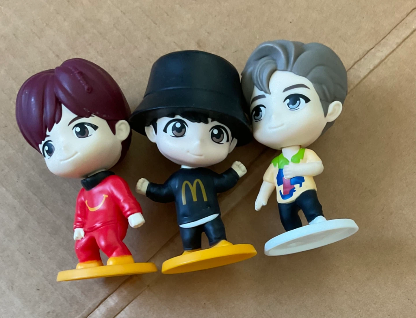 McDonald's BTS TinyTAN Figures - set of 3