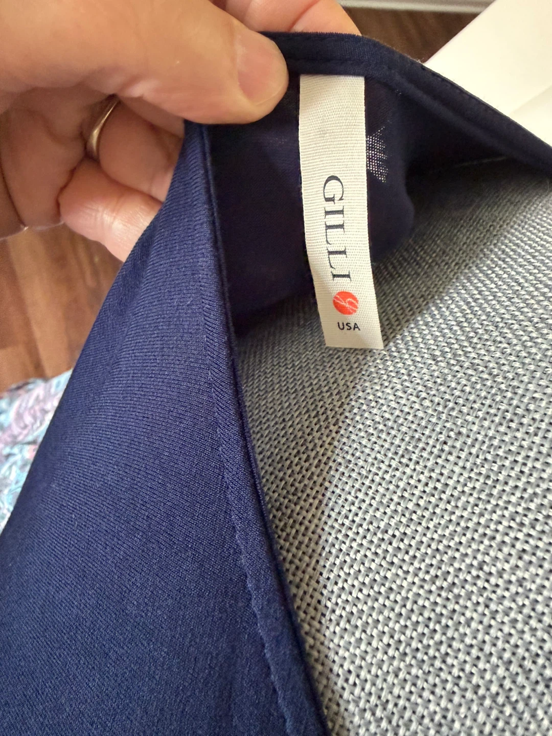 GILLI USA Navy Blue & Patterned Maxi Dress - photo 3