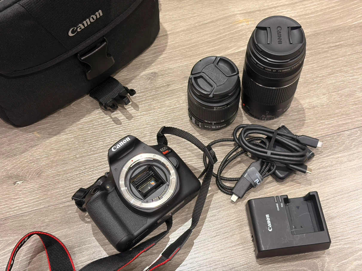 Canon EOS Rebel T7 DSLR Camera with 18-55mm & 75-300mm - photo 4