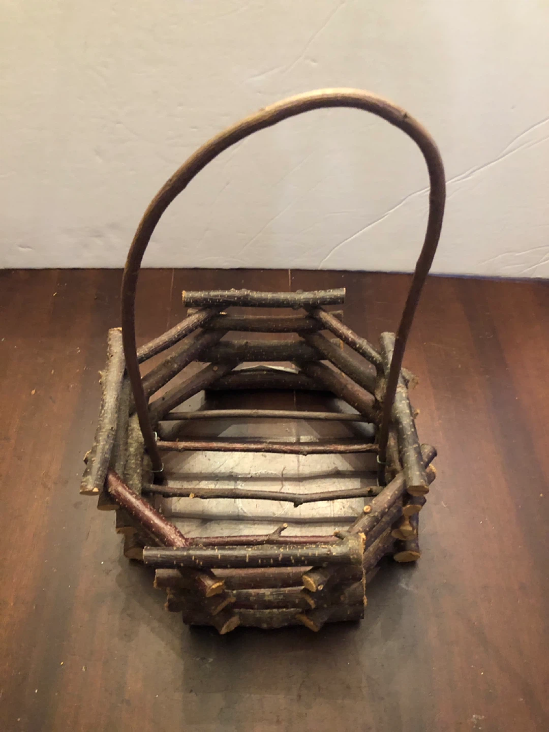 Twig Branch Basket. - photo 2