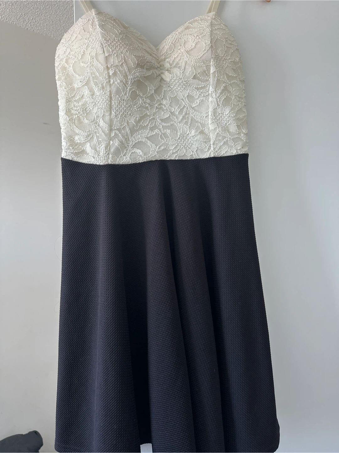 Suzy black and  beige lace Dress - photo 5
