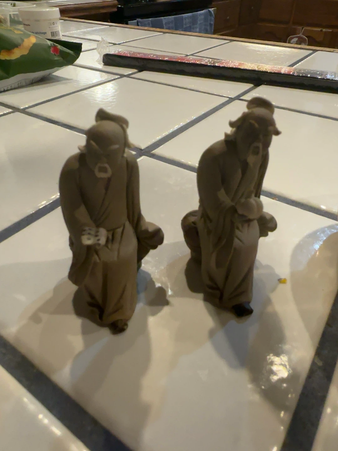 Set of 2 Vintage Ceramic Figurines