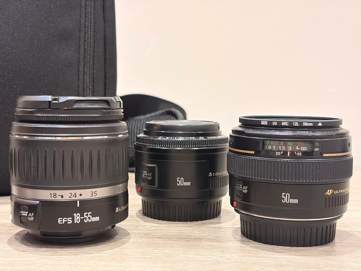 Canon EOS Rebel T2i DSLR Camera with 3 Lenses and Bag - photo 5