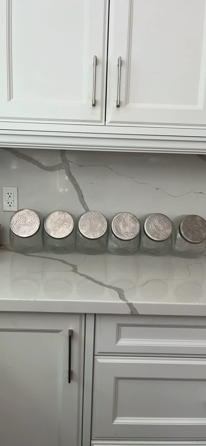 Mason 6-Jar Glass Storage Set