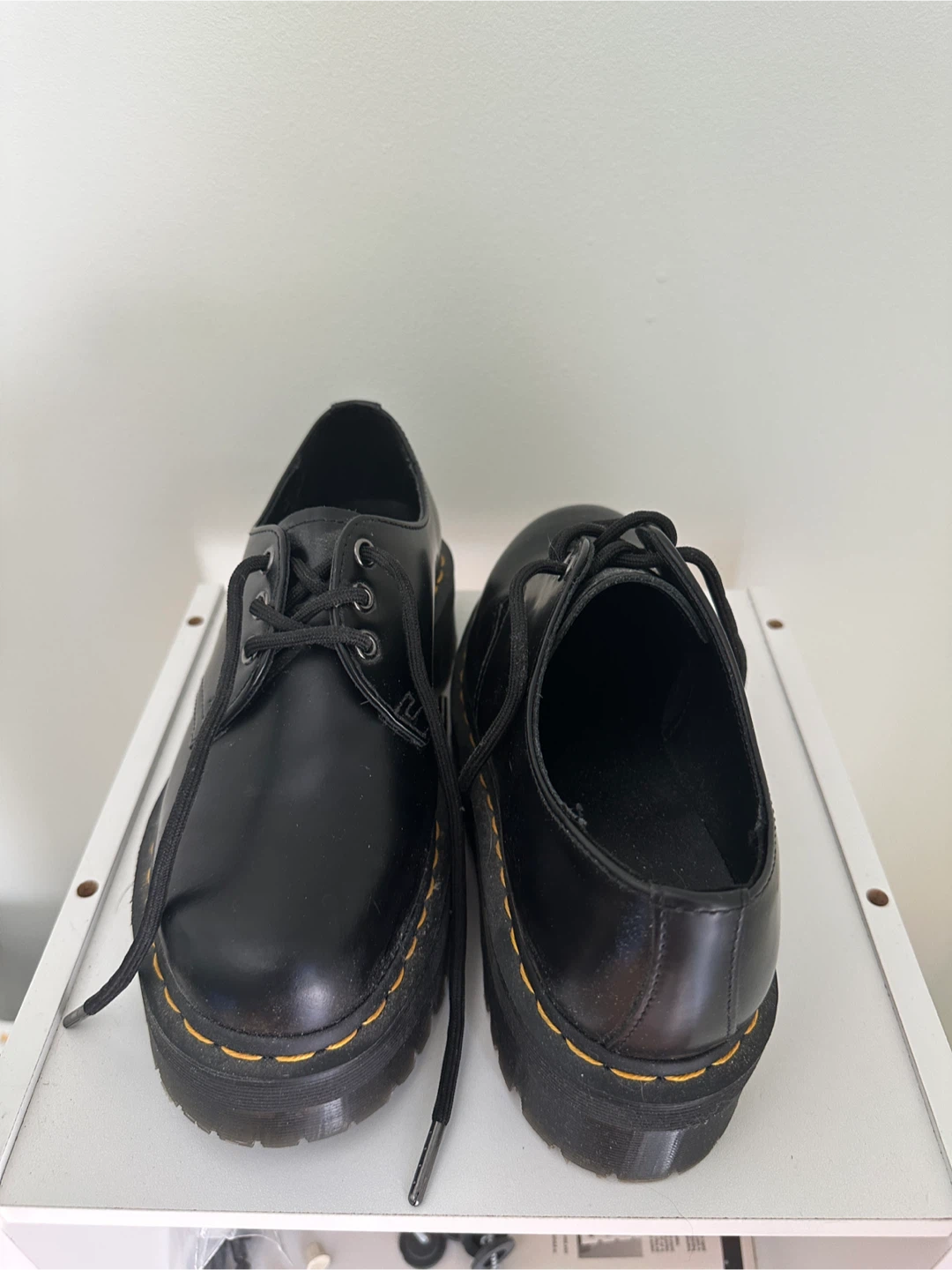 Dr. Martens Black 1461 Platform Shoes - photo 4