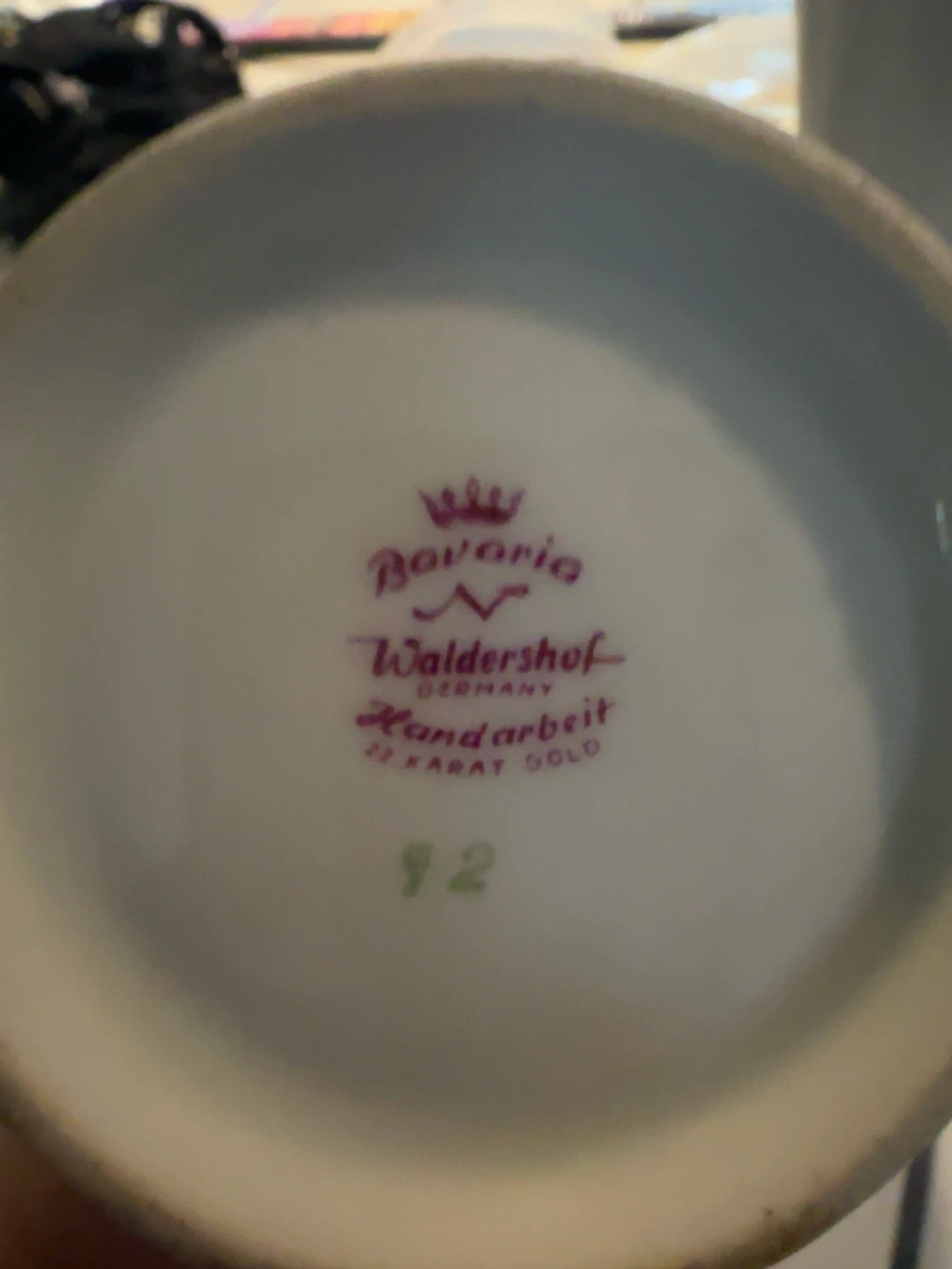 Bavaria Waldershof Handarbeit Vase Set - photo 3