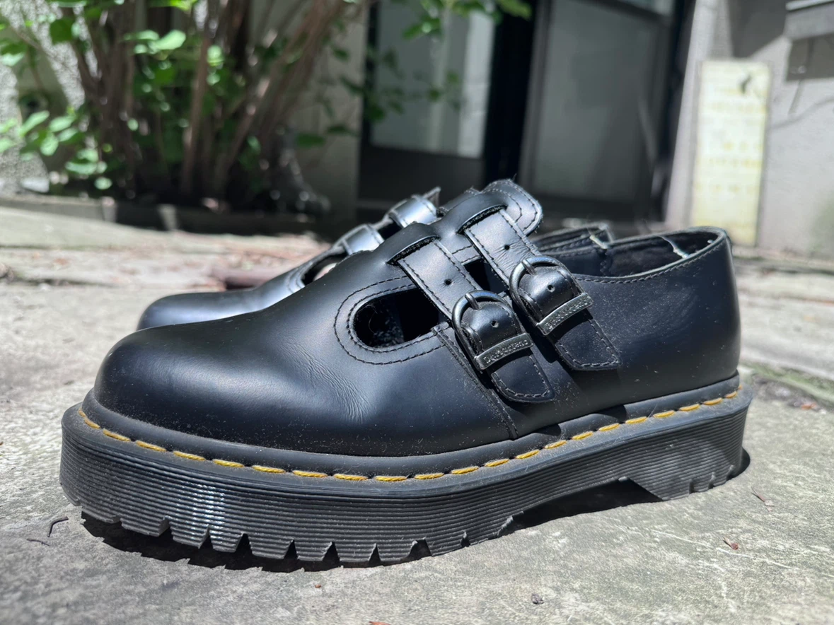 Dr. Martens 8065 BEX SMOOTH LEATHER PLATFORM MARY JANE SHOES 9 - photo 4