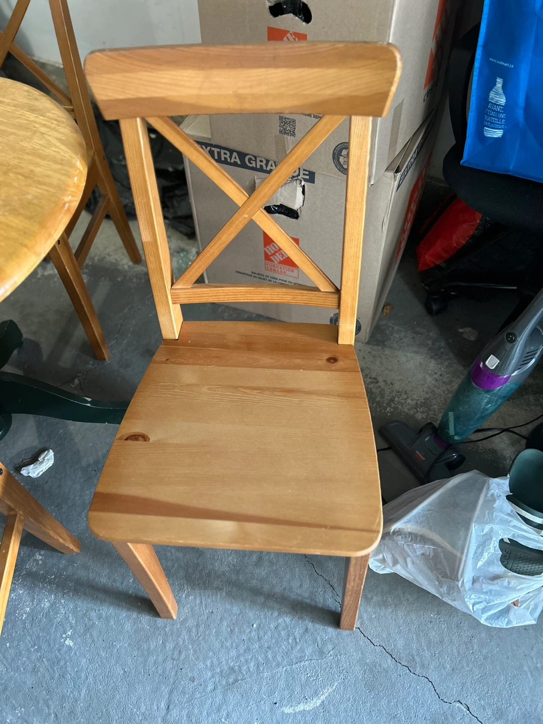 Wooden Dining Table with 4 Chairs - photo 3
