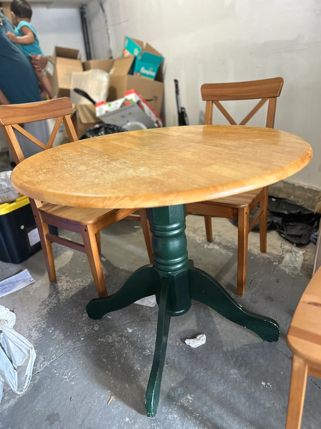 Wooden Dining Table with 4 Chairs - photo 4