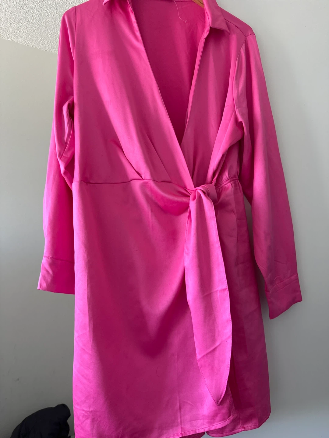 Beautiful Pink Wrap Dress