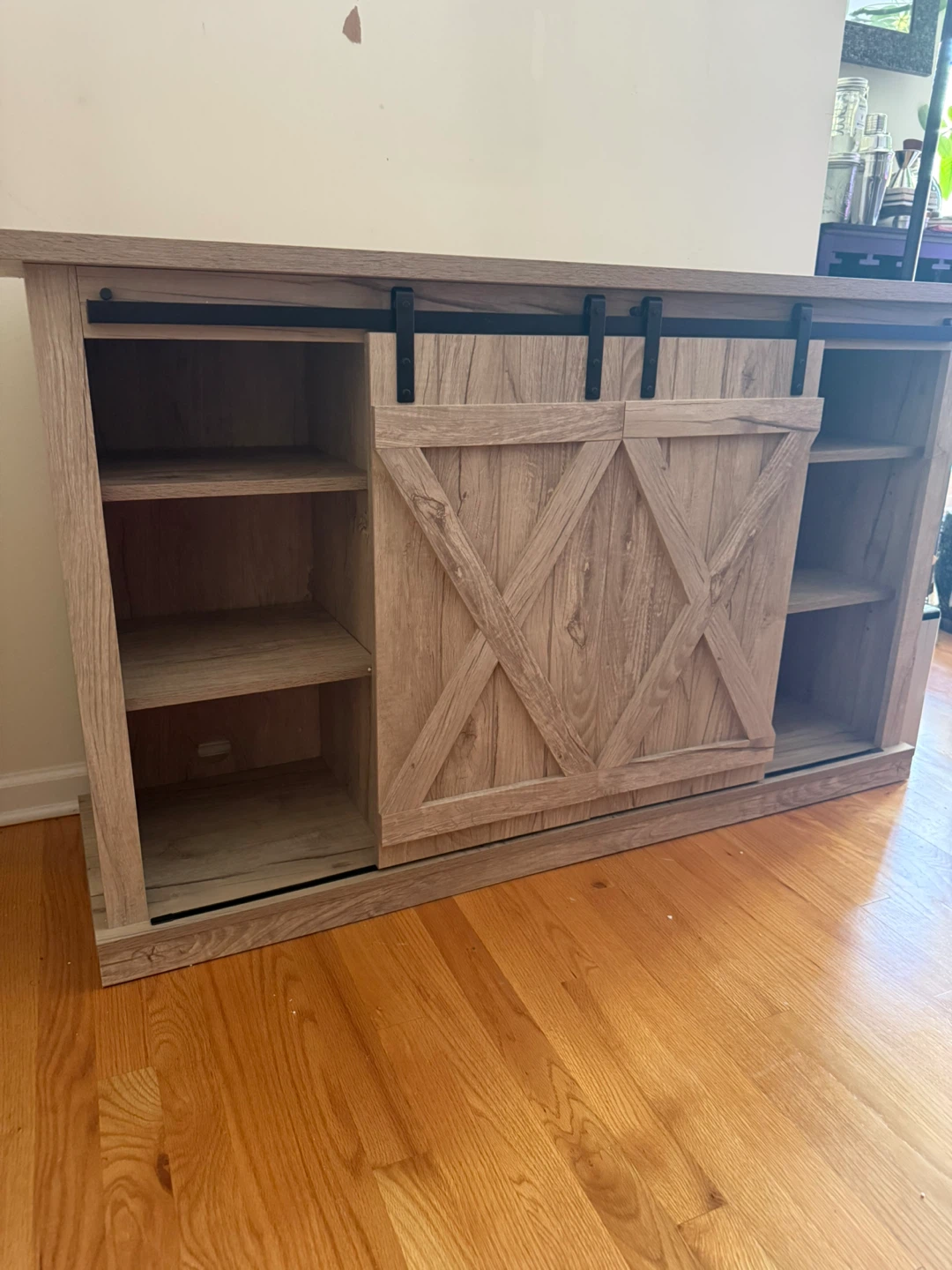 Barn Door TV Stand